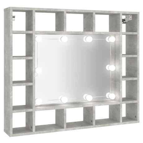 Mirror Cabinet With Led 91X15X76.5 Cm