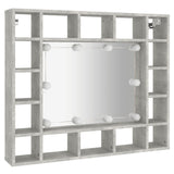 Mirror Cabinet With Led 91X15X76.5 Cm