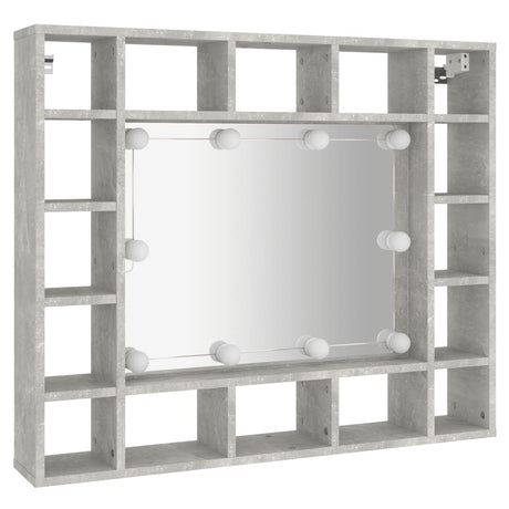 Mirror Cabinet With Led 91X15X76.5 Cm