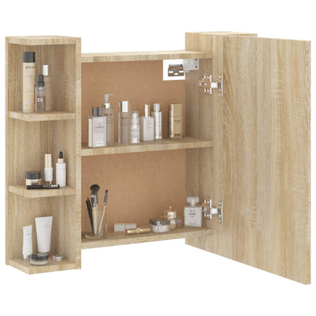 Mirror Cabinet With Led 70X16.5X60 Cm
