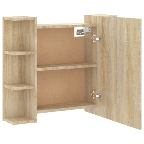 Mirror Cabinet With Led 70X16.5X60 Cm