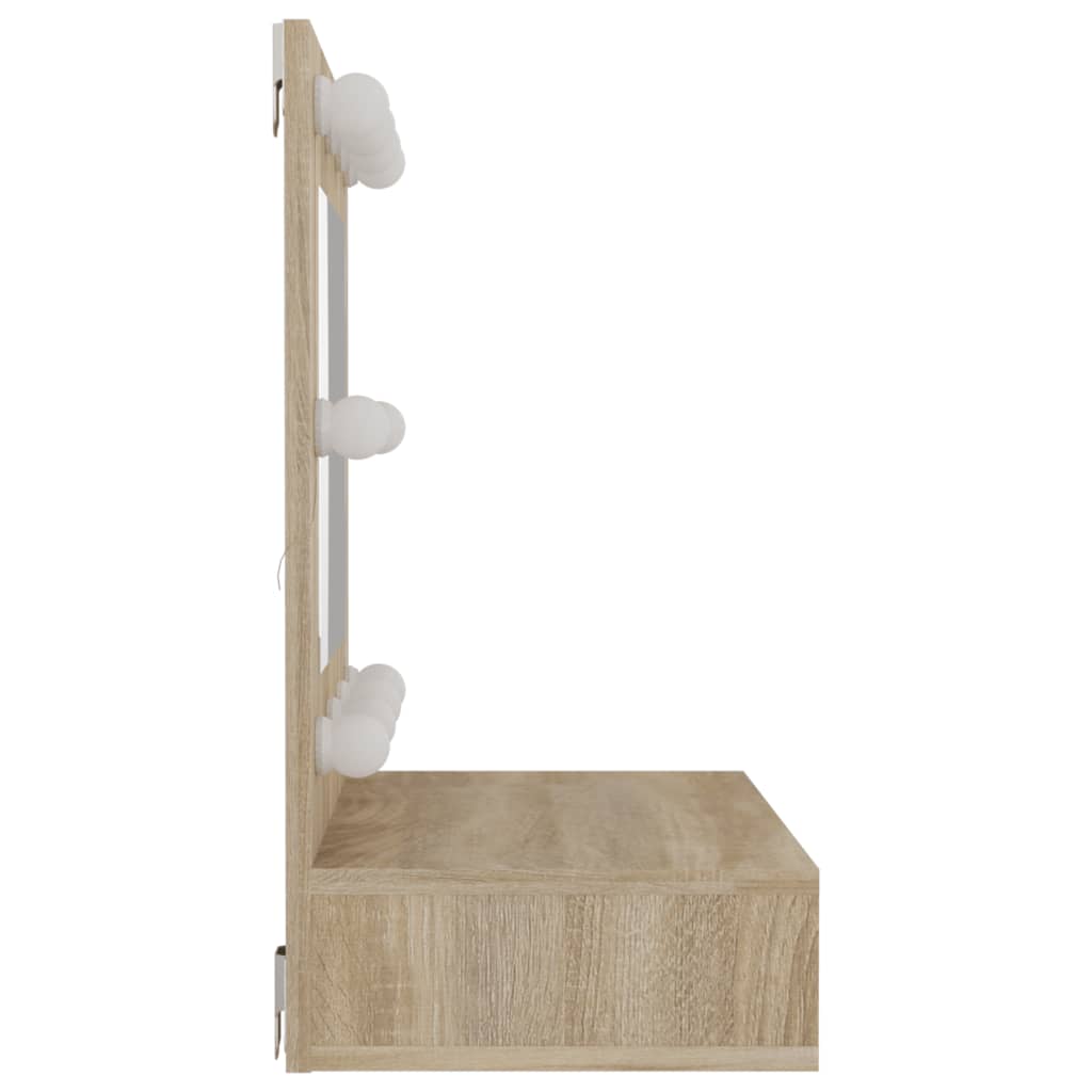 Mirror Cabinet With Led 60X31.5X62 Cm