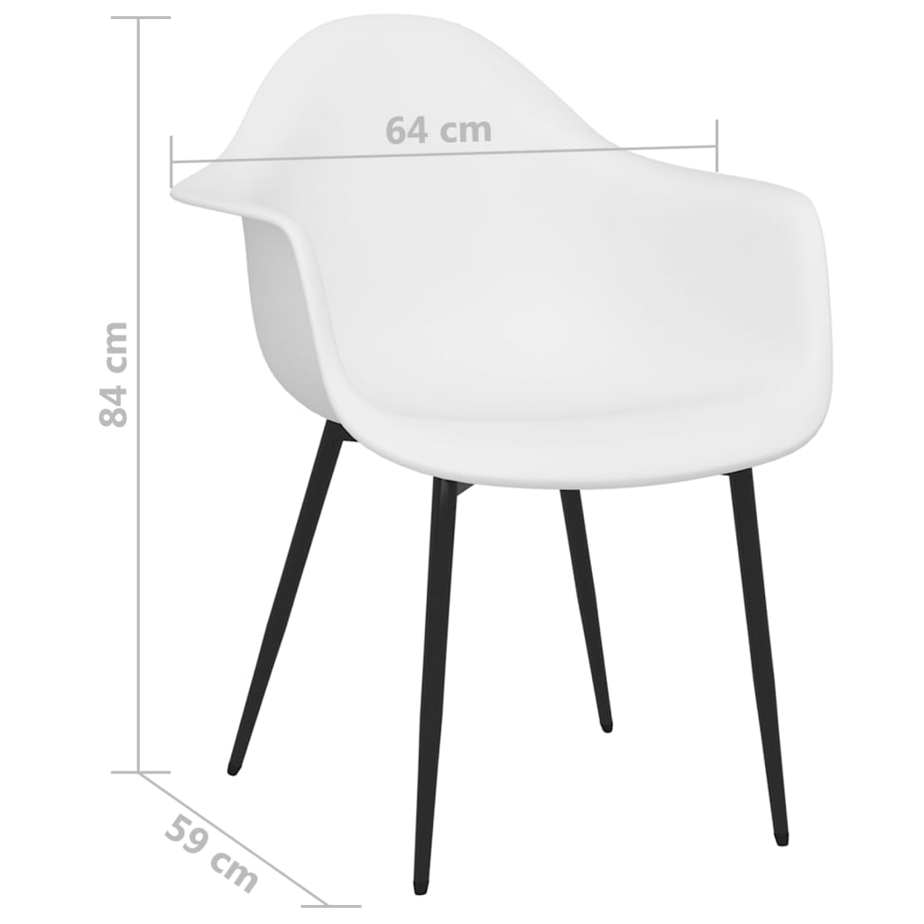 Dining Chairs 4 Pcs Pp
