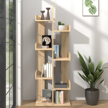 Book Cabinet 48X25.5X140 Cm Engineered Wood