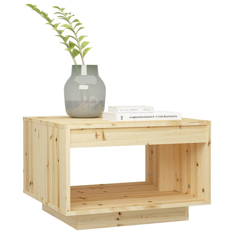 Coffee Table 50X50X33.5 Cm Solid Firwood