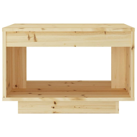 Coffee Table 50X50X33.5 Cm Solid Firwood