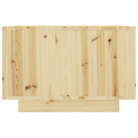 Coffee Table 50X50X33.5 Cm Solid Firwood