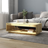 Coffee Table 50X50X33.5 Cm Solid Firwood