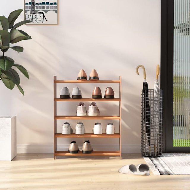 Shoe Rack 65X24X Engineered Wood