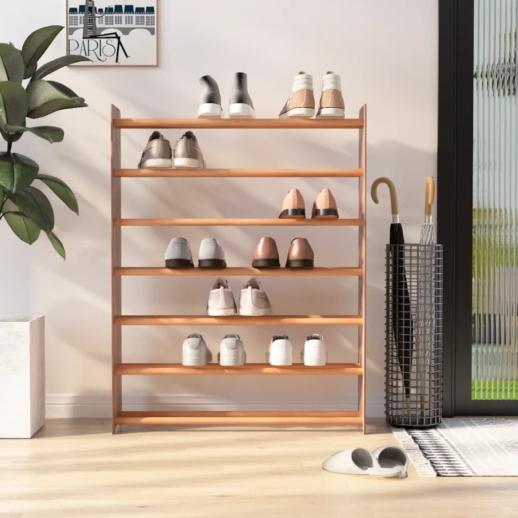 Shoe Rack 65X24X Engineered Wood