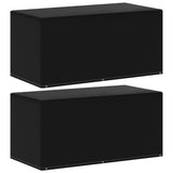 Garden Furniture Covers 2Pcs 4 Person Poly Rattan 113X113Cm