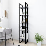 5-Tier Book Cabinet 100X30X175 Cm Engineered Wood