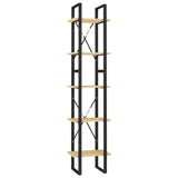 5-Tier Book Cabinet 40X30X175 Cm Pinewood