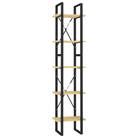 5-Tier Book Cabinet 40X30X175 Cm Pinewood