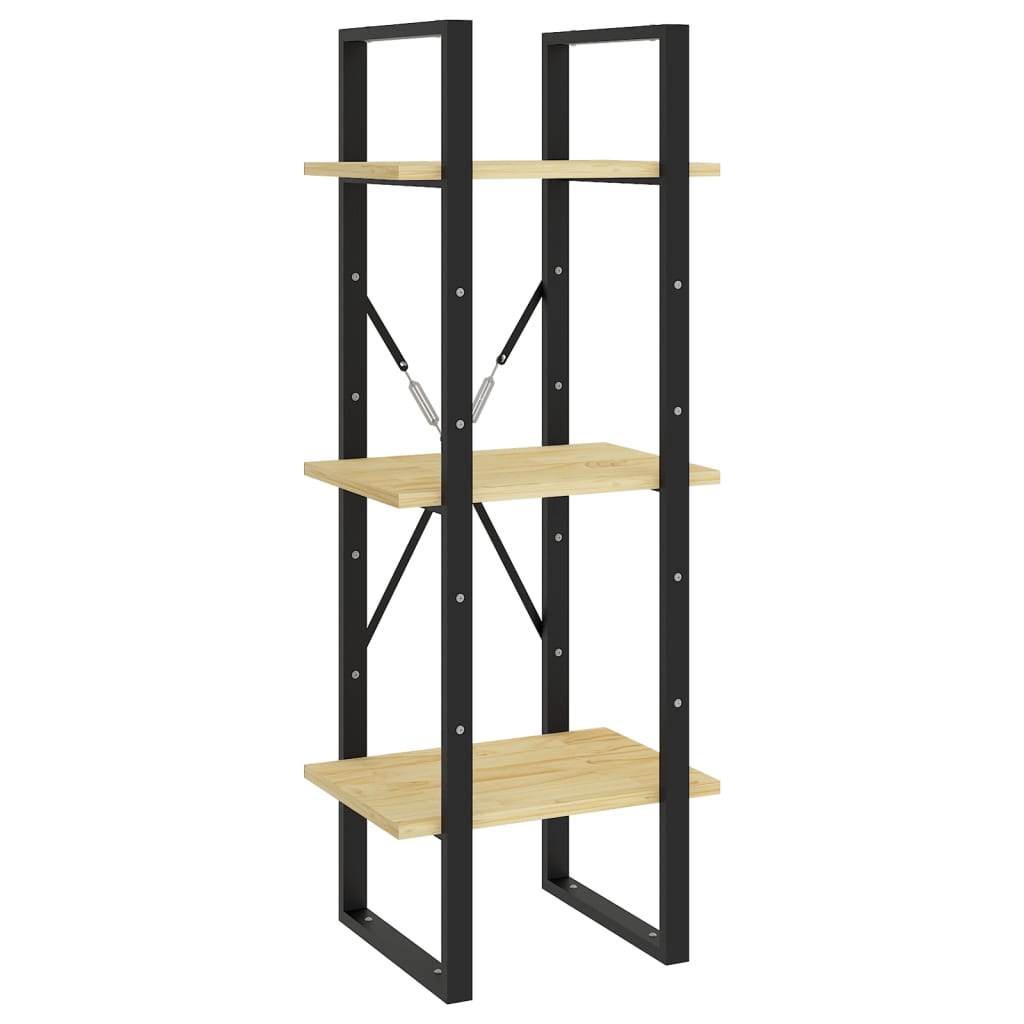 5-Tier Book Cabinet 40X30X175 Cm Pinewood