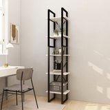 5-Tier Book Cabinet 40X30X175 Cm Pinewood