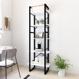 5-Tier Book Cabinet 100X30X175 Cm Engineered Wood
