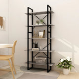 5-Tier Book Cabinet 100X30X175 Cm Engineered Wood