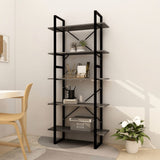 5-Tier Book Cabinet 40X30X175 Cm Pinewood