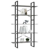 5-Tier Book Cabinet 100X30X175 Cm Engineered Wood