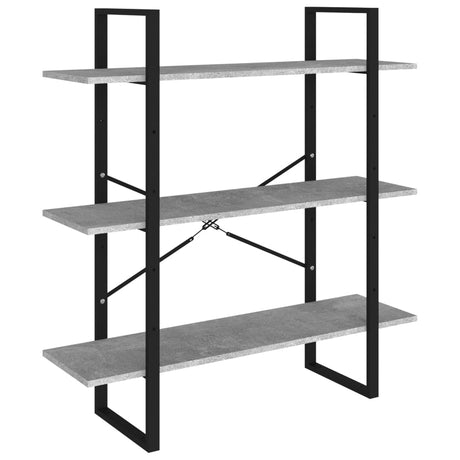 5-Tier Book Cabinet 100X30X175 Cm Engineered Wood
