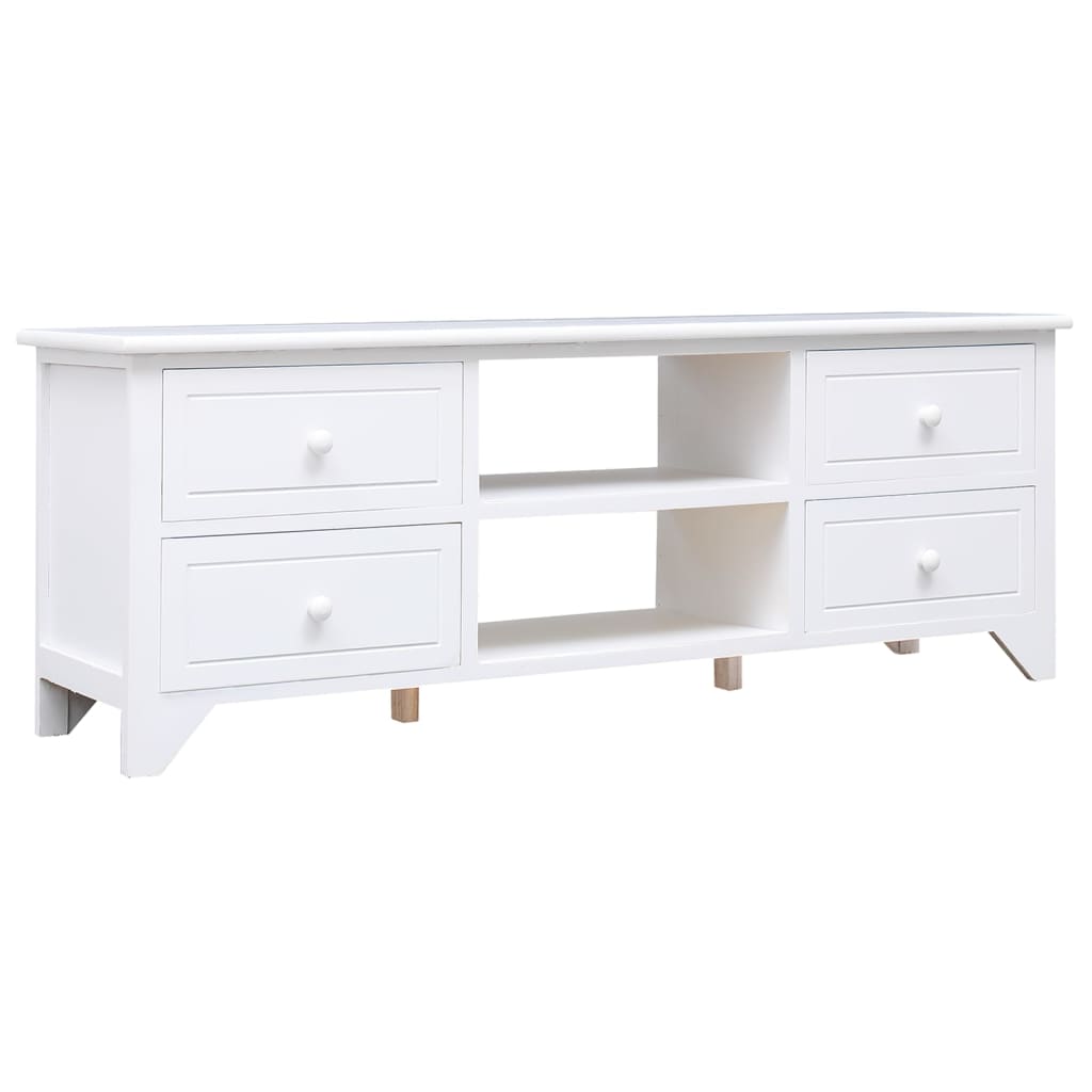 Tv Cabinet 108X30X40 Cm Solid Paulownia Wood