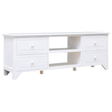 Tv Cabinet 108X30X40 Cm Solid Paulownia Wood