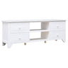 Tv Cabinet 108X30X40 Cm Solid Paulownia Wood