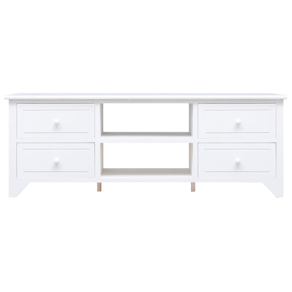 Tv Cabinet 108X30X40 Cm Solid Paulownia Wood