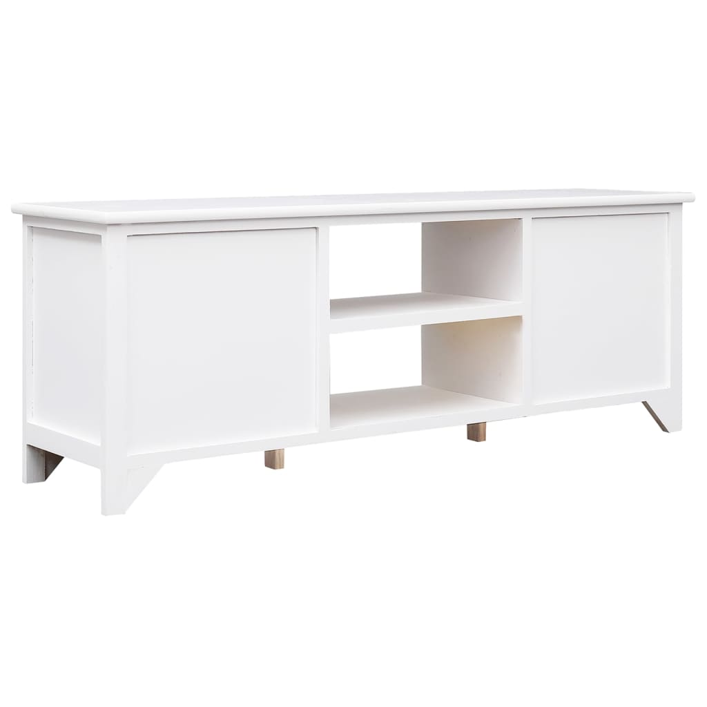 Tv Cabinet 108X30X40 Cm Solid Paulownia Wood