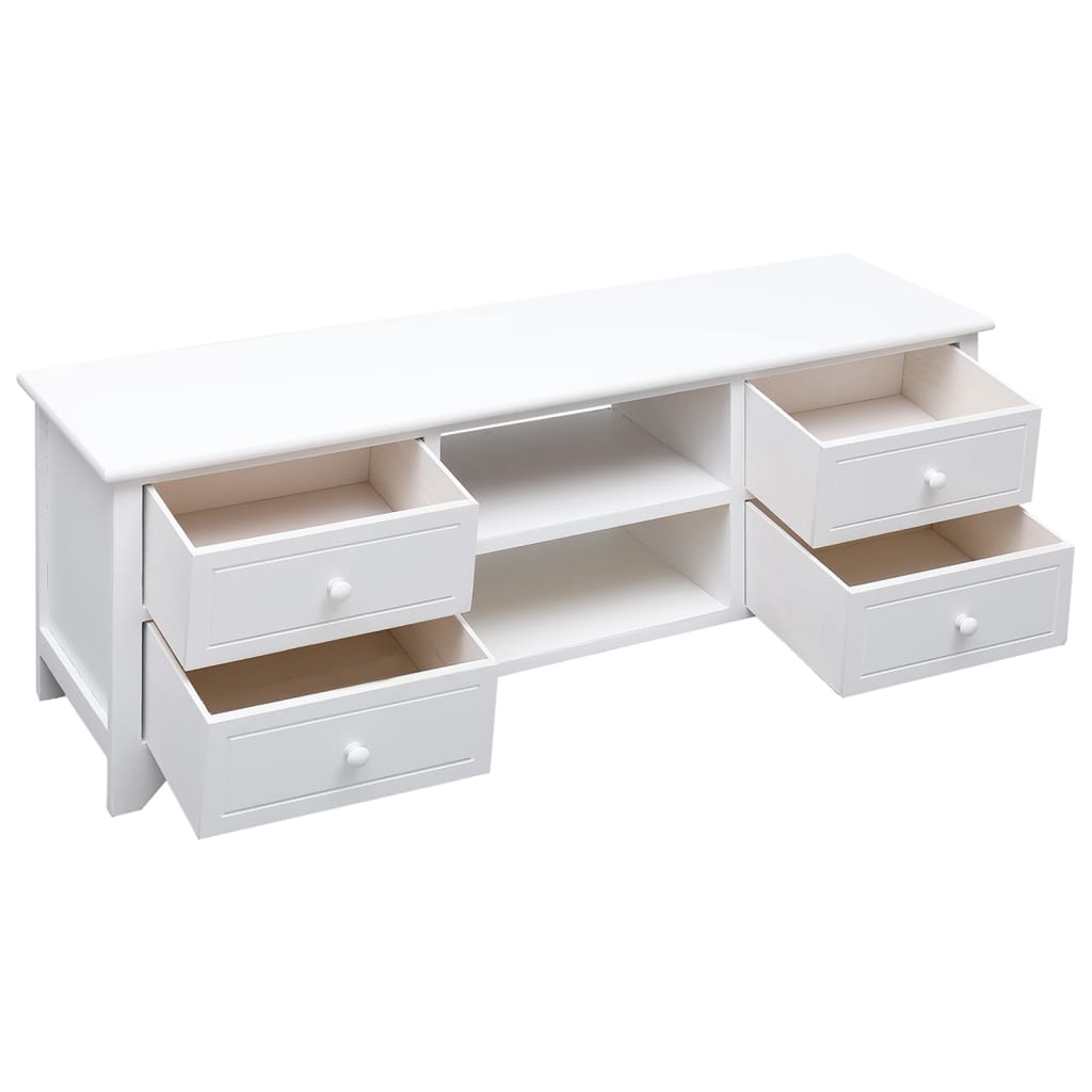 Tv Cabinet 108X30X40 Cm Solid Paulownia Wood
