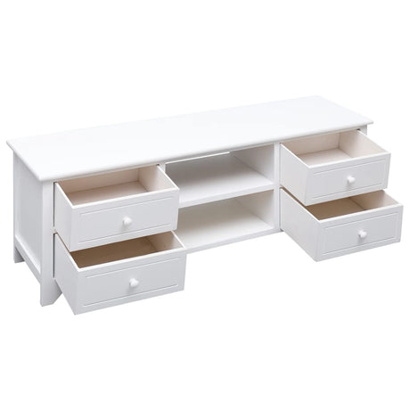 Tv Cabinet 108X30X40 Cm Solid Paulownia Wood
