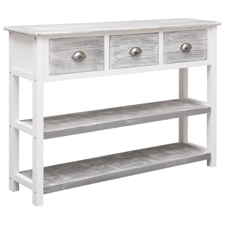 Sideboard 108X30X76 Cm Solid Paulownia Wood