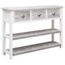Sideboard 108X30X76 Cm Solid Paulownia Wood