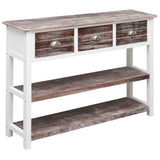 Sideboard 108X30X76 Cm Solid Paulownia Wood