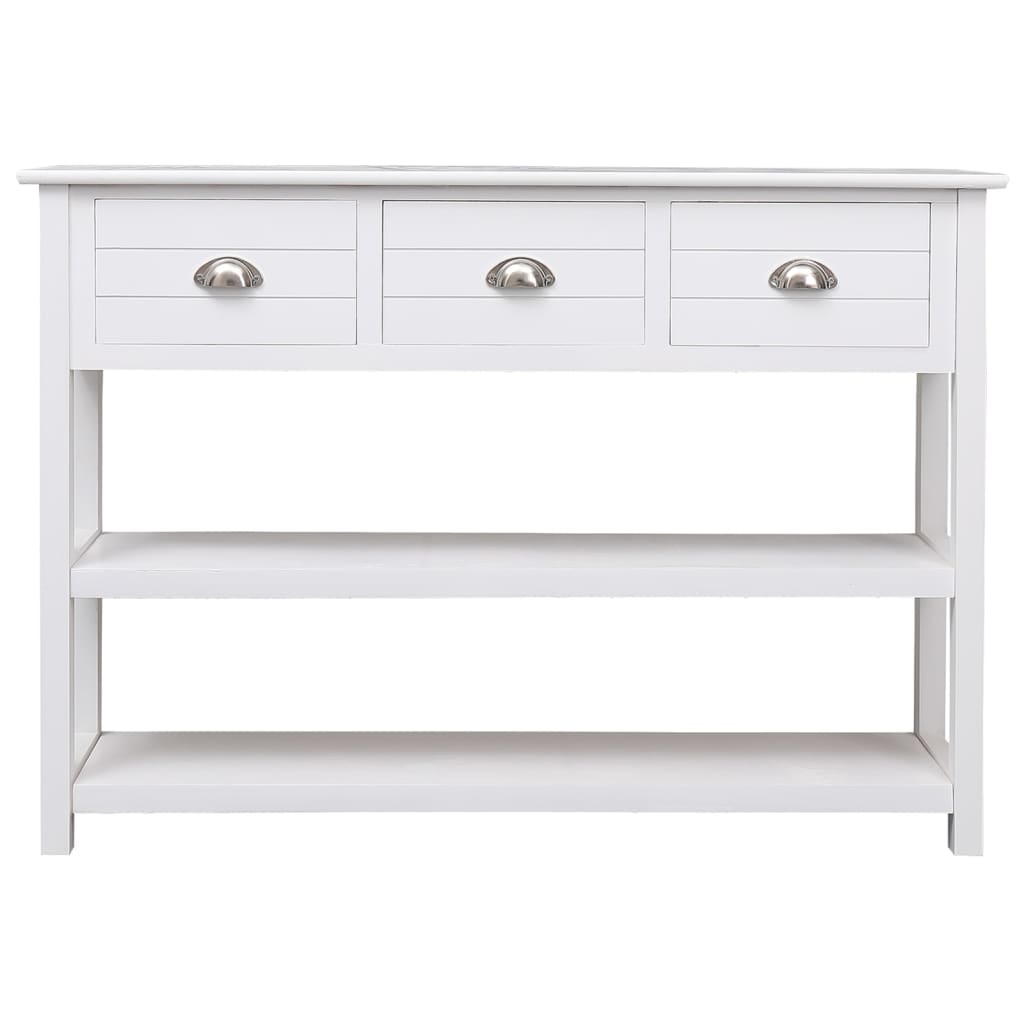 Sideboard 108X30X76 Cm Solid Paulownia Wood