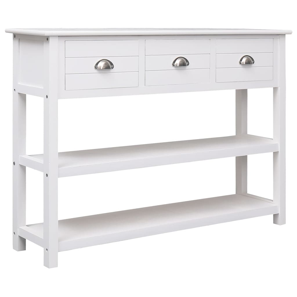 Sideboard 108X30X76 Cm Solid Paulownia Wood