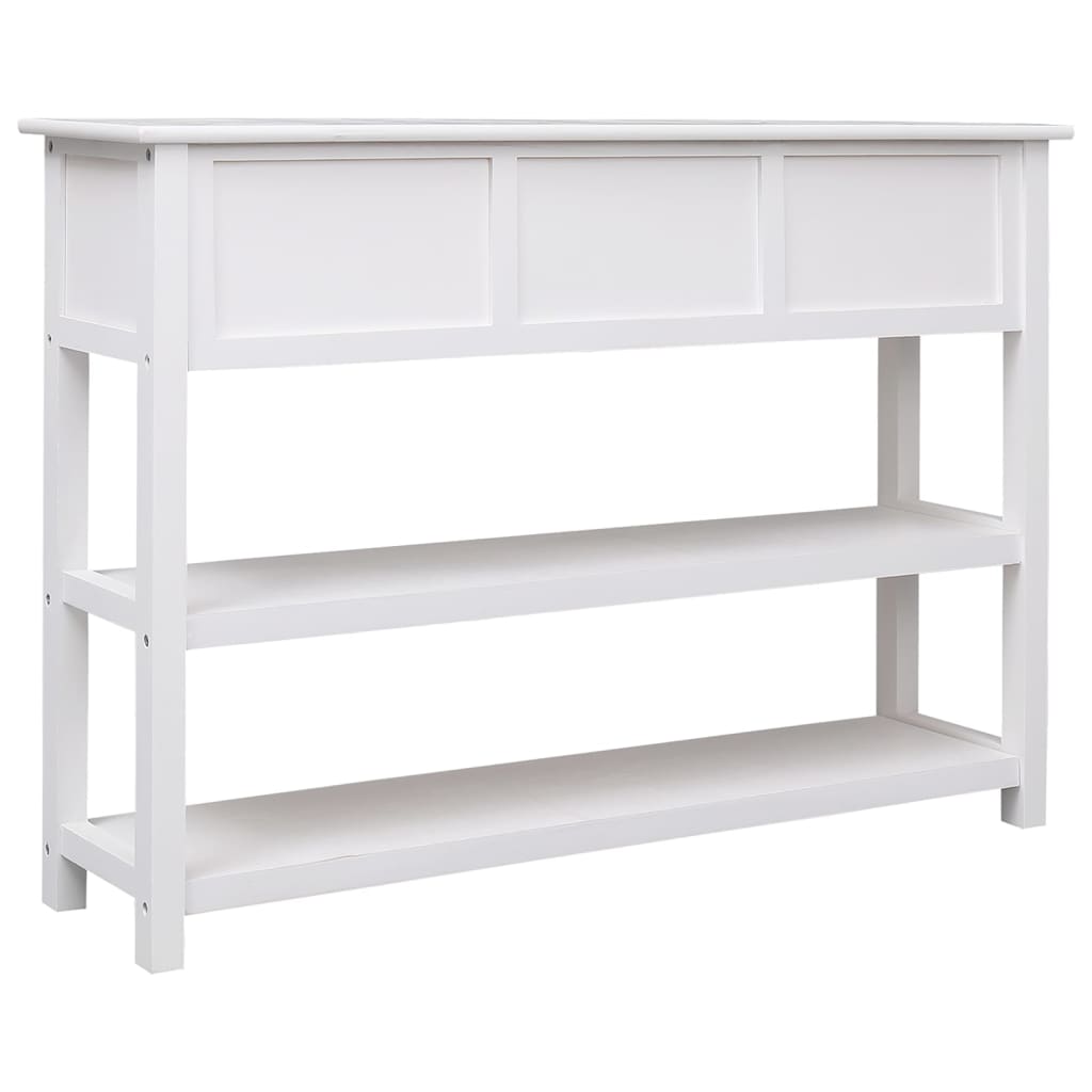 Sideboard 108X30X76 Cm Solid Paulownia Wood