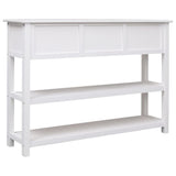 Sideboard 108X30X76 Cm Solid Paulownia Wood