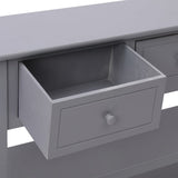 Sideboard 108X30X76 Cm Solid Wood Paulownia