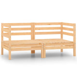 Garden Footstool Solid Pinewood