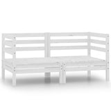 Garden Footstool Solid Pinewood