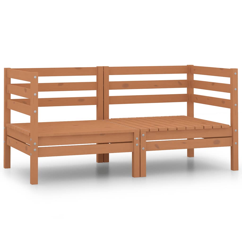 Garden Footstool Solid Pinewood