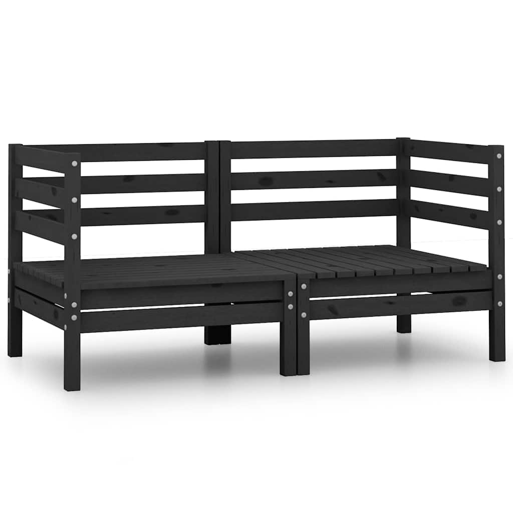 Garden Footstool Solid Pinewood