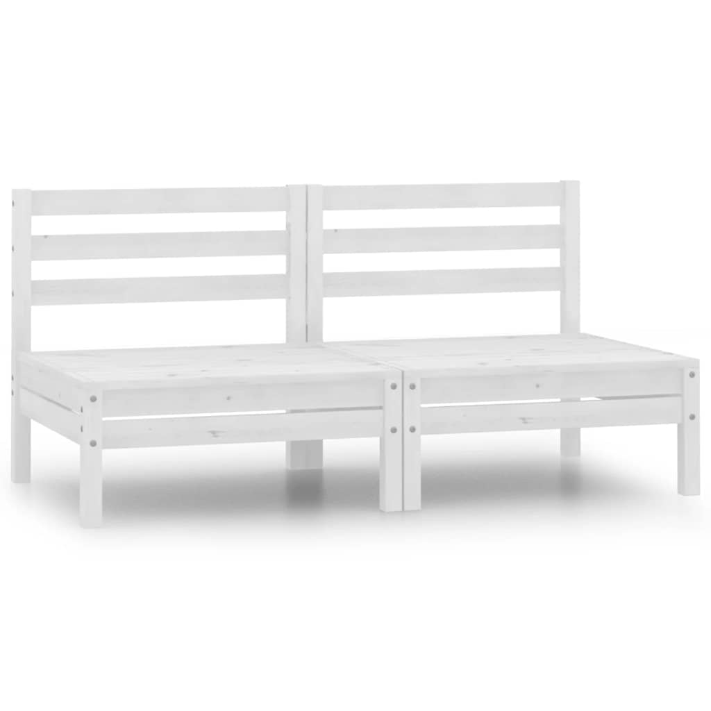 Garden Footstool Solid Pinewood