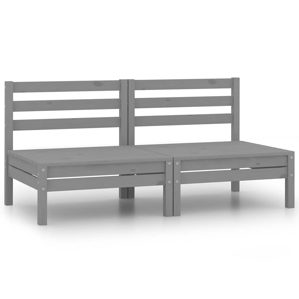 Garden Footstool Solid Pinewood