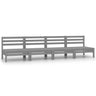 Garden Footstool Solid Pinewood