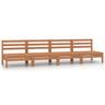 Garden Footstool Solid Pinewood