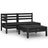 3 Piece Garden Lounge Set Solid Pinewood