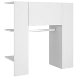 Hallway Cabinets 2 Pcs White Engineered Wood